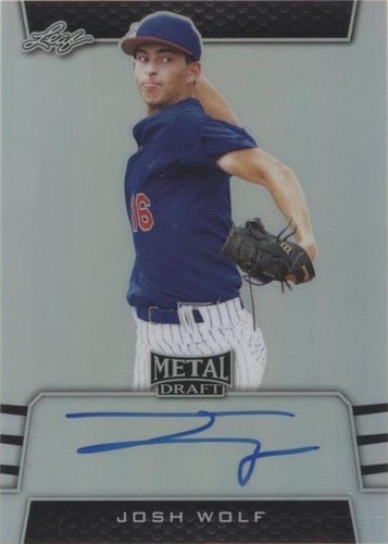 2019 Leaf Metal Draft - Josh Wolf #BA-JW2