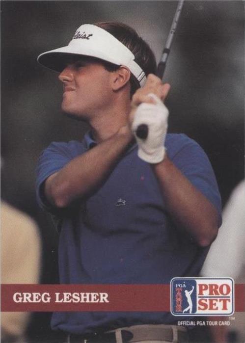1992 Pro Set Golf - Greg Lesher #150