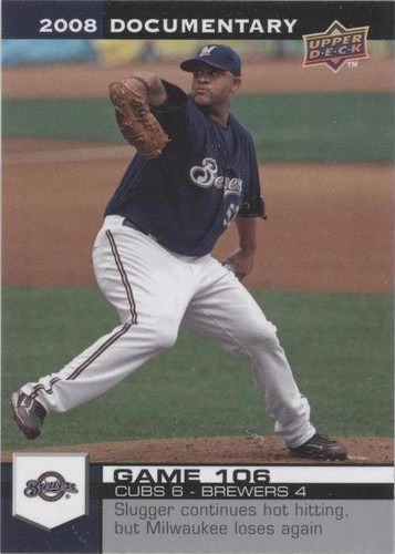 2008 Upper Deck Documentary - C.C. Sabathia #3138