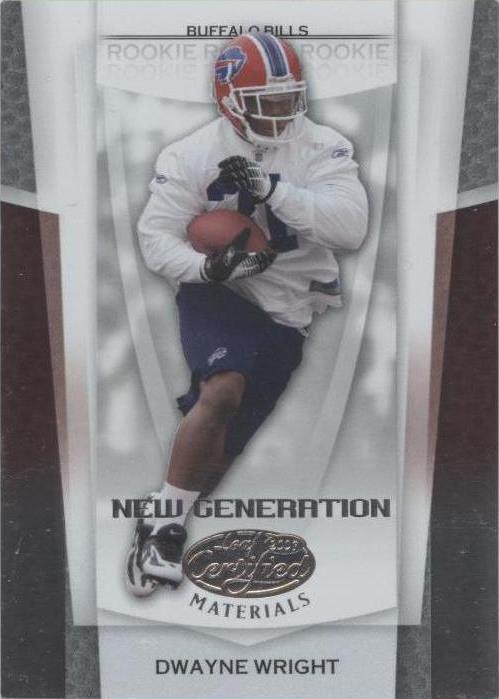 2007 Leaf Certified Materials Dwayne Wright #161