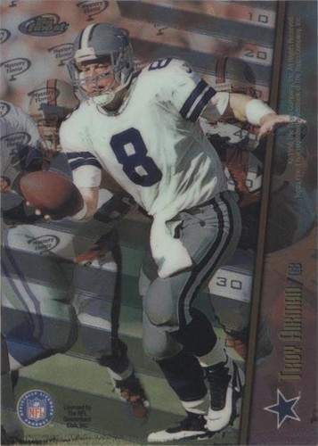 1998 Topps Finest Dan Marino Troy Aikman #M17