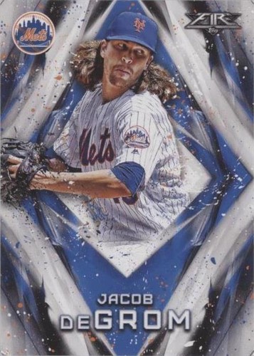 2017 Topps Fire - Jacob deGrom #52