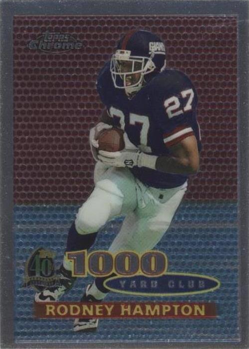 1996 Topps Chrome Rodney Hampton #55