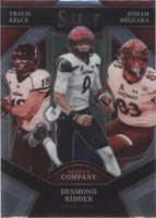 2022 Panini Select Draft Picks Desmond Ridder Josiah Deguara Travis Kelce #SC-CIN