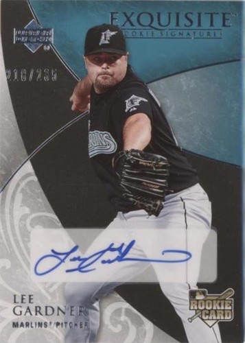 2007 Upper Deck Exquisite Rookie Signatures - Lee Gardner #124