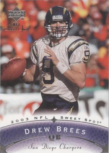 2003 Upper Deck Sweet Spot Drew Brees #9