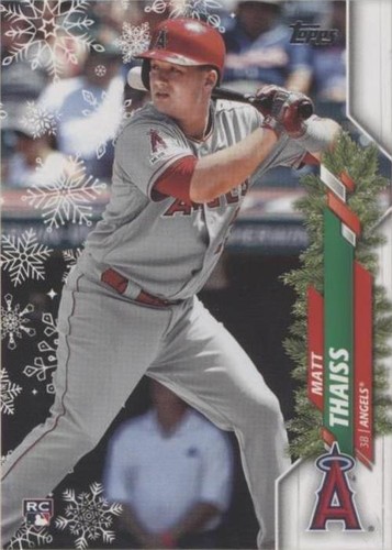 2020 Topps Holiday - Matt Thaiss #HW175