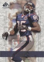 2002 SP Legendary Cuts Corey Bradford #34