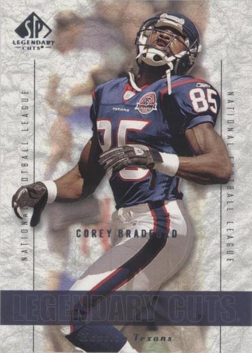 2002 SP Legendary Cuts Corey Bradford #34