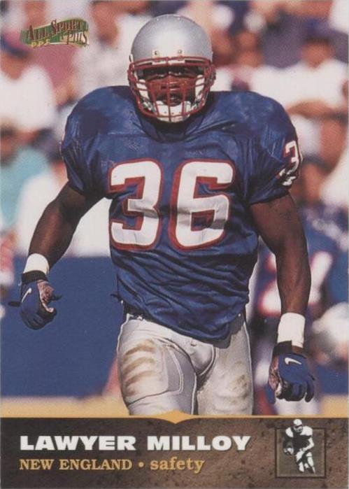 1996 Score Board All Sport PPF Lawyer Milloy #157