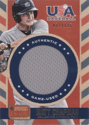 2013 Panini America's Pastime - Matt Chapman #US-MC