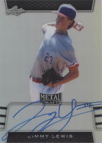 2019 Leaf Metal Draft - Jimmy Lewis #BA-JL1