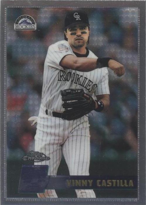 1996 年 Topps Chrome - Vinny Castilla #58