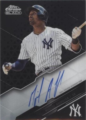 2020 Topps Chrome Black - Miguel Andujar #CBA-MA