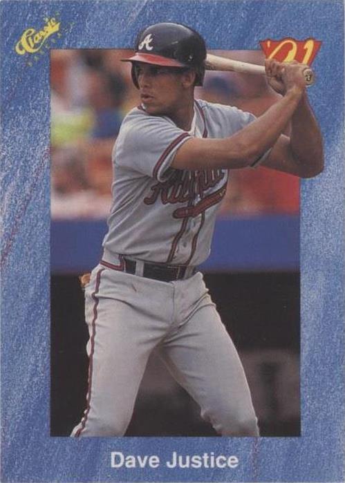 1991 Classic Update Blue Travel Edition - David Justice #T11