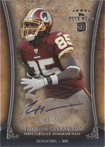 2011 Topps Five Star Leonard Hankerson #FSFA-LH
