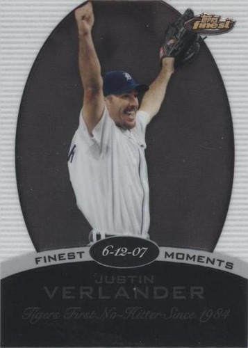 2008 Topps Finest - Justin Verlander #FM-JV