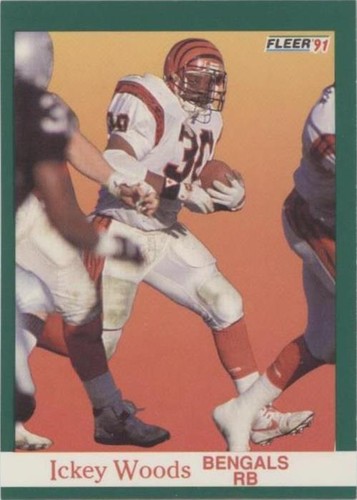 1991 Fleer Ickey Woods #28