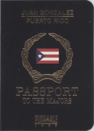 1997 Pinnacle - Juan González #13