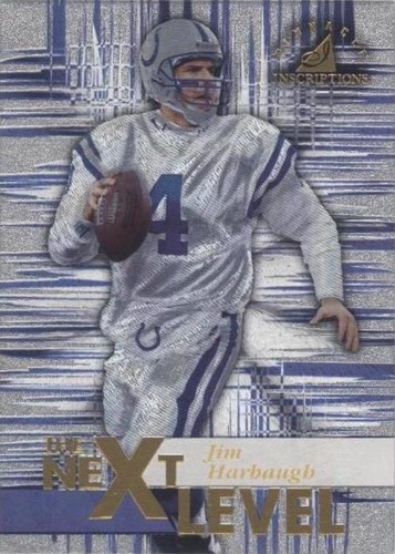 1997 Pinnacle Inscriptions Jim Harbaugh #41