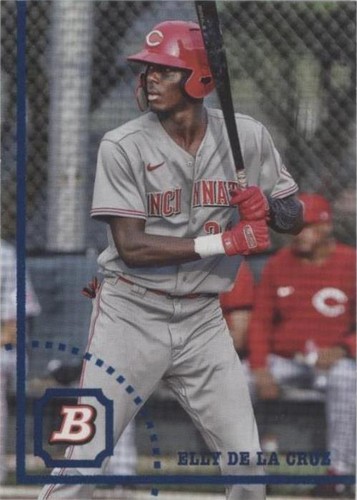 PSA 10 ELLY DE LA CRUZ 2022 Bowman Heritage Chrome Prospects