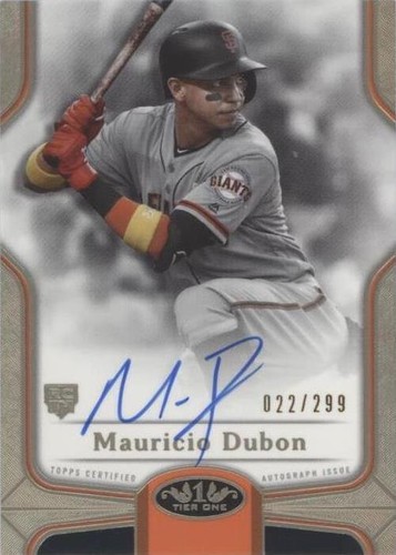 2020 Topps Tier One - Mauricio Dubon #BOA-MD