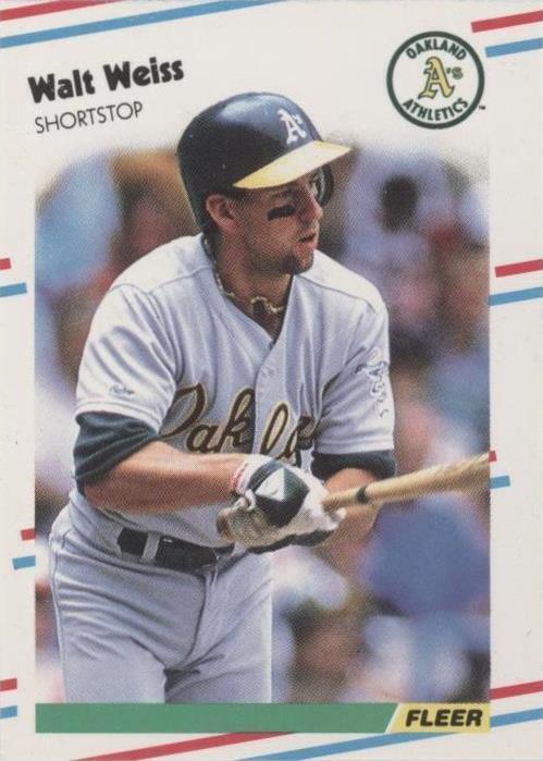 Actualización Fleer 1988 - Walt Weiss #U-56