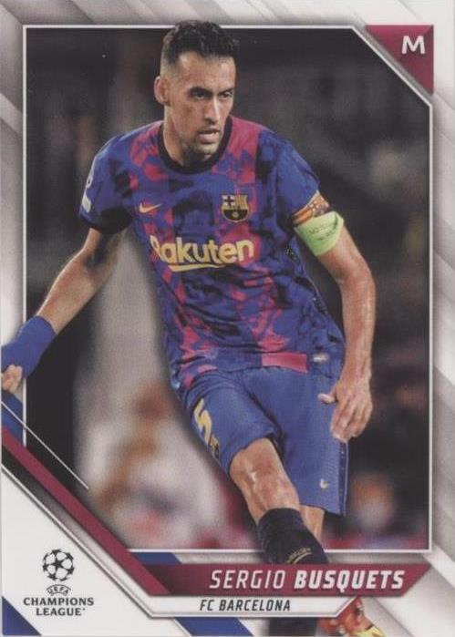 2021-22 Topps UCL Collection Sergio Busquets #60