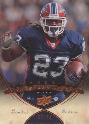 2008 UD Premier Marshawn Lynch #70