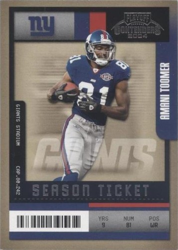 2004 Playoff Contenders Amani Toomer #65