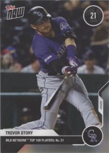 2020 Topps Now MLB Network Top 100 Players - Trevor Story #MN21