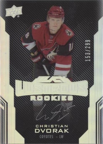 2016-17 UD Black - Christian Dvorak #51