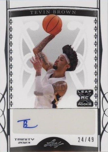 2022-23 Leaf Trinity - Tevin Brown #BA-TB1