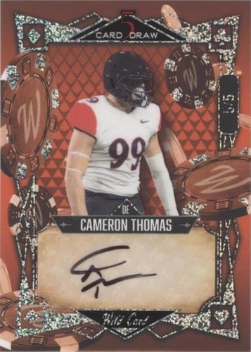 2022 Wild Card 5 Card Draw Cameron Thomas #5CDM-4