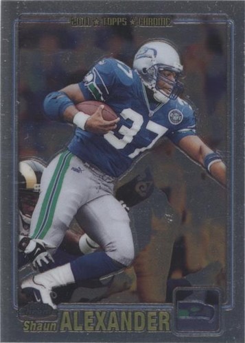 2001 Topps Chrome Shaun Alexander #143