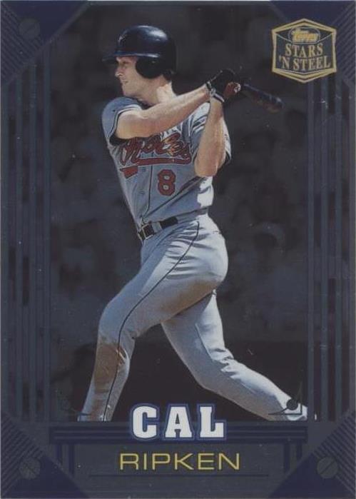 1998 Topps Stars 'n Steel - Cal Ripken #34