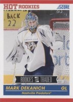 2010-11 Score Rookies & Traded - Mark Dekanich #650