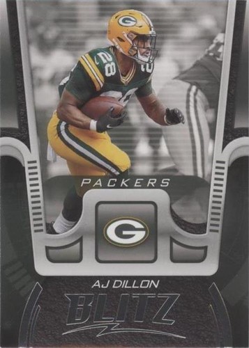2021 Panini Playbook A. J. Dillon #BTZ-AJD