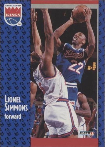 1991-92 Fleer - Lionel Simmons #179