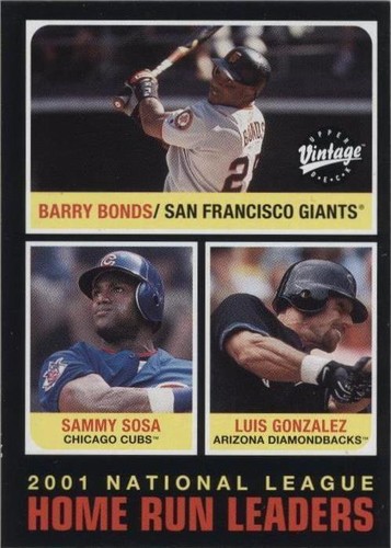 UPPER DECK サミー　ソーサ　ルイス　ゴンザレス　DUAL BAT Sammy Sosa/Luis Gonzalez 2001 Upper Deck Pros & Prospects Dual Bat