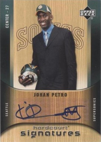 2005-06 Upper Deck Hardcourt - Johan Petro #HS-JP