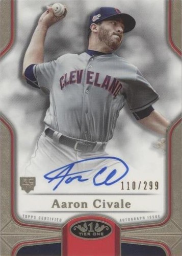 mlb　1st AARON CIVALE 299シリ mlb 1st AARON CIVALE 299シリ Aaron Civale - MLB Starting