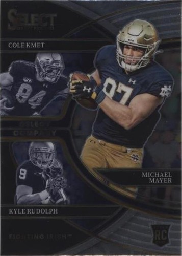 2023 Panini Select Draft Picks Cole Kmet Kyle Rudolph Michael Mayer #SC-ND