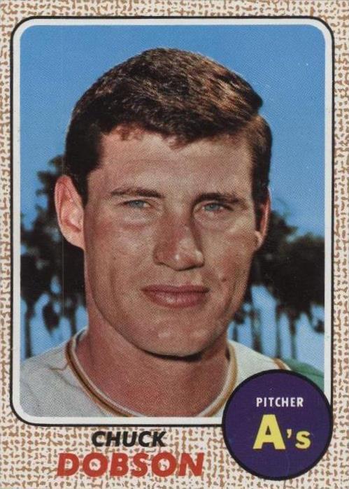 1968 Topps - Chuck Dobson #62