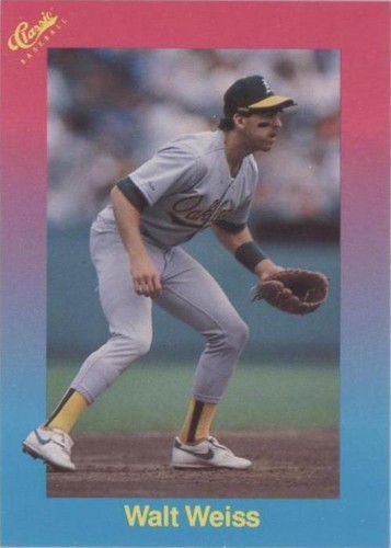 1989 Classic Update Pink/Light Blue Travel Edition - Walt Weiss #68