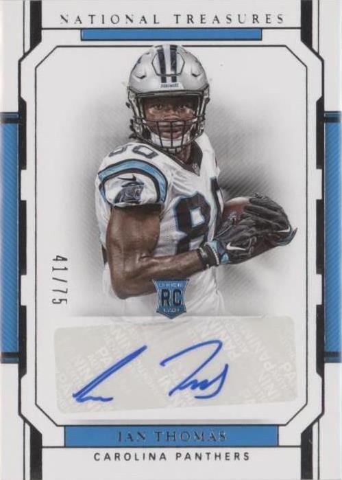 2018 Panini National Treasures Ian Thomas #149