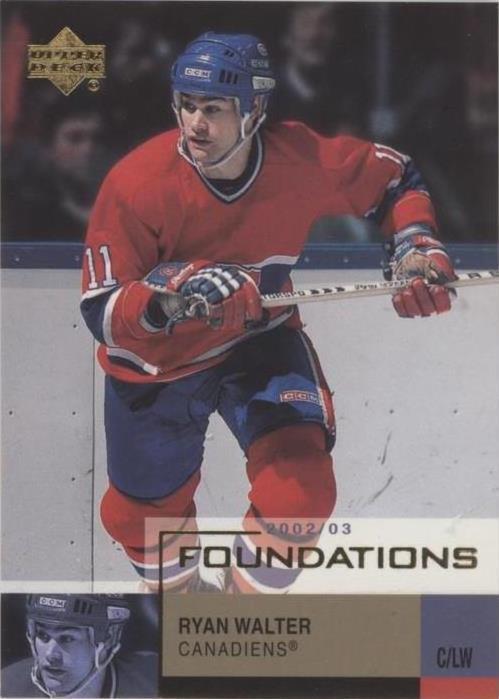 2002-03 Upper Deck Foundations - Ryan Walter #56