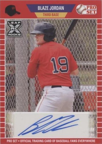 2021 Leaf Pro Set Baseball Blaster - Blaze Jordan #PS-BJ1