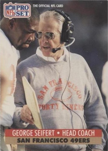 1991 Pro Set George Seifert #297