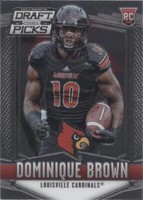 2015 Panini Prizm Collegiate Draft Picks Dominique Brown #180